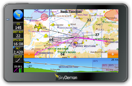GPS Skydemon Mobile site www.aerostrat-composite.com